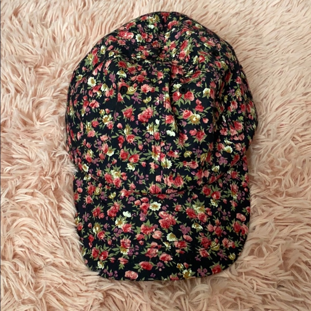 Floral baseball cap